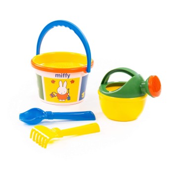 Ведро среднее с наклейкой "Миффи-5" набор №2