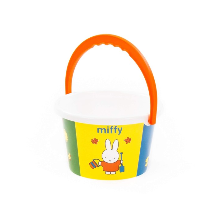 Ведро среднее с наклейкой "Миффи-6"