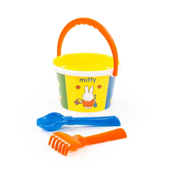 Ведро среднее с наклейкой "Миффи-6" набор №1