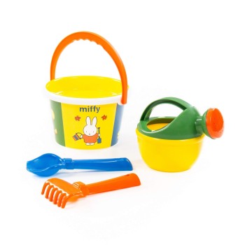 Ведро среднее с наклейкой "Миффи-6" набор №2