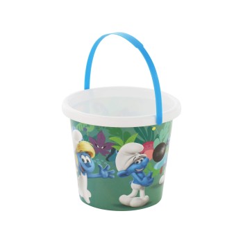 Ведро с наклейкой "Смурфики: Затерянная деревня-2"