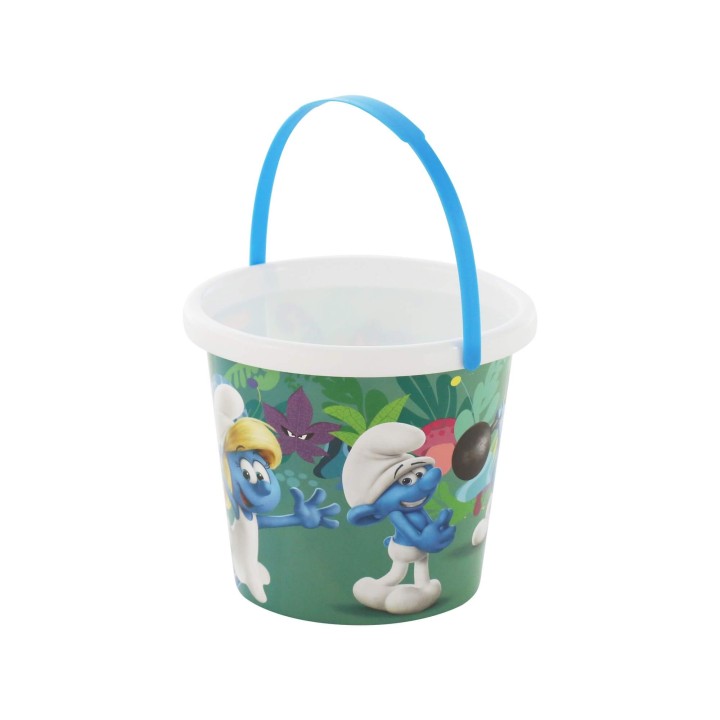 Ведро с наклейкой "Смурфики: Затерянная деревня-2"