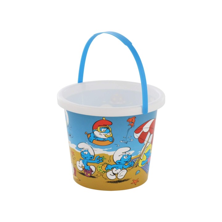 Ведро с наклейкой "Смурфики-2"