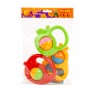 Набор погремушек "Фрукты" (3 шт)