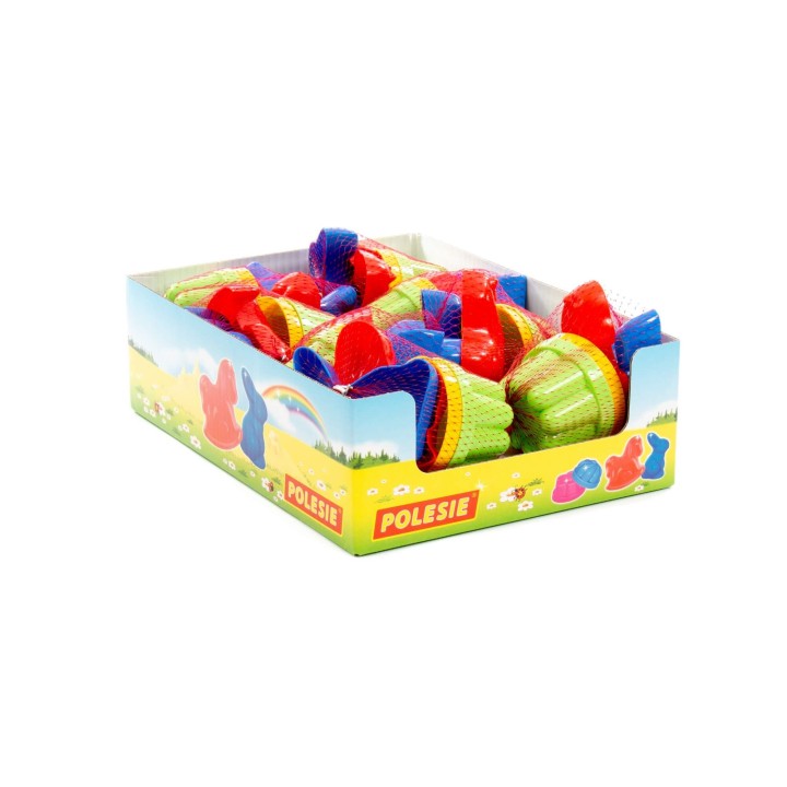 Формочки, 2 шт + формочки (заяц + лошадка) (дисплей)