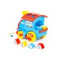 Логический паровозик "Смурфики" с 6 кубиками №2