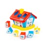 Логический домик "Смурфики" с 6 кубиками №1