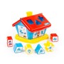 Логический домик "Смурфики" с 6 кубиками №1
