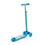 #0072 Детский самокат (с наклейкой V1) (голубой) (в коробке)