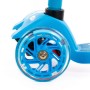 #0072 Детский самокат (с наклейкой V1) (голубой) (в коробке)
