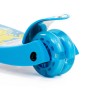 #0072 Детский самокат (с наклейкой V1) (голубой) (в коробке)