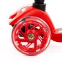 #0072 Детский самокат (с наклейкой V1) (красно-чёрный) (в коробке)