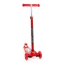 #0072 Детский самокат (с наклейкой V1) (красный) (в коробке)