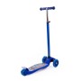 #0072 Детский самокат (с наклейкой V1) (синий) (в коробке)