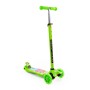 #0072 Детский самокат (с наклейкой V1) (зелёный) (в коробке)