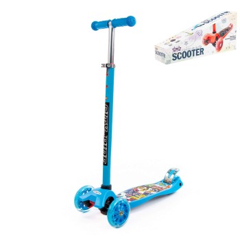 # 0072 Детский самокат (с наклейкой V2) (голубой)
