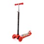 #0072 Детский самокат (с наклейкой V2) (красно-чёрный)