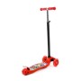 #0072 Детский самокат (с наклейкой V2) (красно-чёрный)