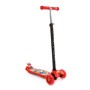 #0072 Детский самокат (с наклейкой V2) (красно-чёрный)