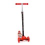 #0072 Детский самокат (с наклейкой V2) (красно-чёрный)