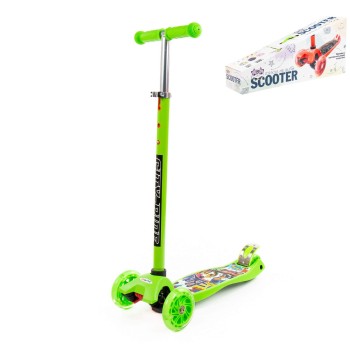 # 0072 Детский самокат (с наклейкой V2) (зелёный)