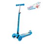 #0072C Детский самокат (со складной ручкой) (с наклейкой V1) (голубой)