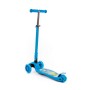 #0072C Детский самокат (со складной ручкой) (с наклейкой V1) (голубой)