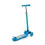#0072C Детский самокат (со складной ручкой) (с наклейкой V1) (голубой)