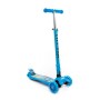 #0072C Детский самокат (со складной ручкой) (с наклейкой V1) (голубой)