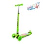 #0072С Детский самокат (со складной ручкой) (с наклейкой V1) (зелёный)