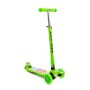 #0072С Детский самокат (со складной ручкой) (с наклейкой V1) (зелёный)