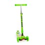 #0072С Детский самокат (со складной ручкой) (с наклейкой V1) (зелёный)