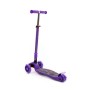#0072C Детский самокат (со складной ручкой) (с наклейкой V2) (фиолетовый)