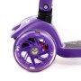#0072C Детский самокат (со складной ручкой) (с наклейкой V2) (фиолетовый)