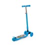 #0072C Детский самокат (со складкой ручкой) (с наклейкой V2) (голубой)