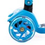 #0072C Детский самокат (со складкой ручкой) (с наклейкой V2) (голубой)
