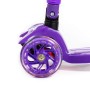 # 0072C Детский самокат (со складной ручкой) (фиолетовый) (в коробке)