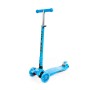 # 0072C Детский самокат (со складной ручкой) (голубой) (в коробке)