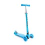 # 0072C Детский самокат (со складной ручкой) (голубой) (в коробке)