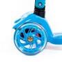 # 0072C Детский самокат (со складной ручкой) (голубой) (в коробке)