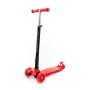# 0072C Детский самокат (со складной ручкой) (красно-чёрный) (в коробке)