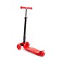 # 0072C Детский самокат (со складной ручкой) (красно-чёрный) (в коробке)