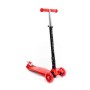 # 0072C Детский самокат (со складной ручкой) (красно-чёрный) (в коробке)