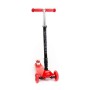 # 0072C Детский самокат (со складной ручкой) (красно-чёрный) (в коробке)