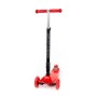 # 0072C Детский самокат (со складной ручкой) (красно-чёрный) (в коробке)