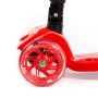 # 0072C Детский самокат (со складной ручкой) (красно-чёрный) (в коробке)
