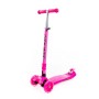 # 0072C Детский самокат (со складной ручкой) (малиновый) (в коробке)