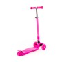 # 0072C Детский самокат (со складной ручкой) (малиновый) (в коробке)