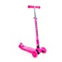 # 0072C Детский самокат (со складной ручкой) (малиновый) (в коробке)