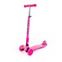 # 0072C Детский самокат (со складной ручкой) (малиновый) (в коробке)